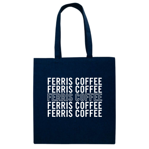 FerrisCoffee - Midweight Recycled Tote Bag - Ferris Repeat Tote
