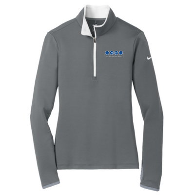 MH2 - PRINTED - Nike Golf Ladies Dri-FIT Stretch 1/2-Zip Cover-Up