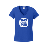 TwoStonesPubStore - Gildan Ladies Heavy Cotton 100% Cotton V-Neck T-Shirt v2