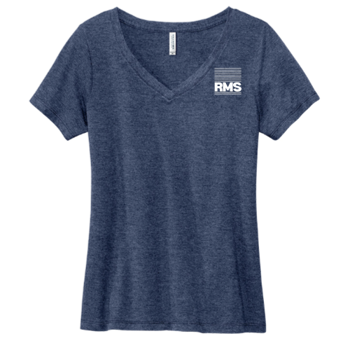RMS - Volunteer Knitwear Women's Daily V-Neck Tee USA-Made