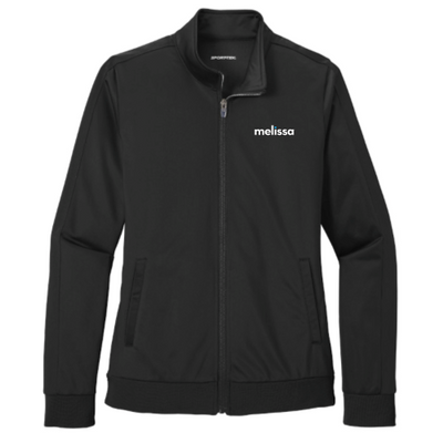 Melissa - Sport-Tek Ladies Tricot Sleeve Stripe Track Jacket