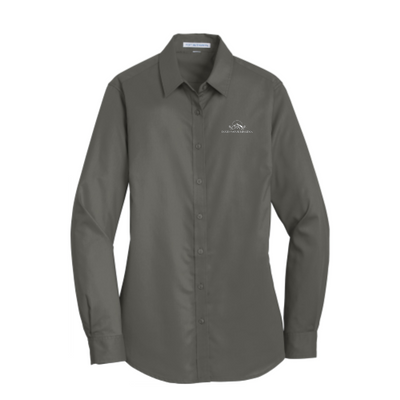 Rocky Mountain Tiny Homes - Port Authority Ladies SuperPro Twill Shirt v1