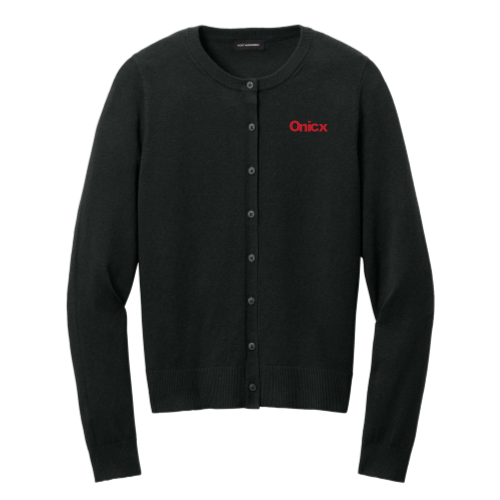 Onicx - Port Authority Women’s Easy Care Crewneck Cardigan Sweater