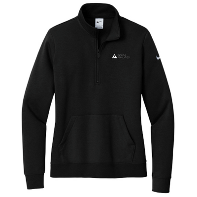 Incline Analytics - Nike - Ladies Club Fleece Sleeve Swoosh 1/2-Zip v2