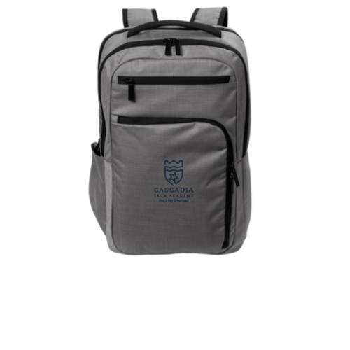 CascadiaTechAcademy Port Authority Tech Backpack - Grey