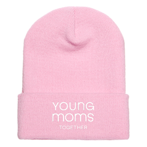 Young Moms Together - Cuffed Knit Beanie - v2