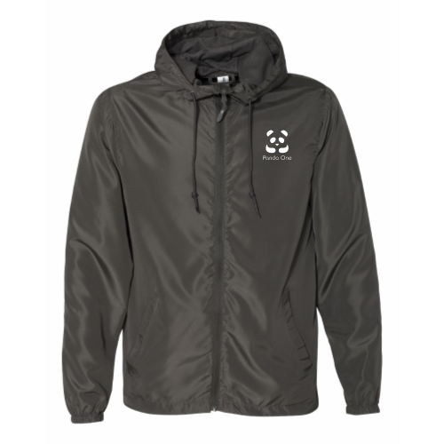 Panda One - Independent Trading Unisex Full Zip Windbreaker
