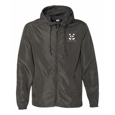 Panda One - Independent Trading Unisex Full Zip Windbreaker
