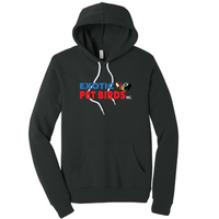 Exotic Pet Birds - Unisex Poly/Cotton Hooded Pullover Sweatshirt