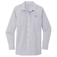 SelectROW - Ladies Broadcloth Gingham Easy Care Shirt
