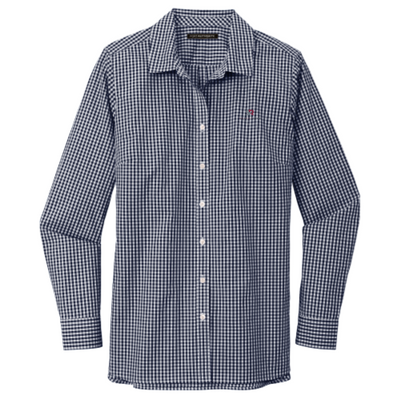 SelectROW - Ladies Broadcloth Gingham Easy Care Shirt