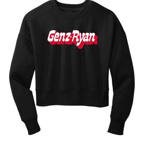 GenzRyan - District Women's Perfect Weight Fleece Cropped Crew