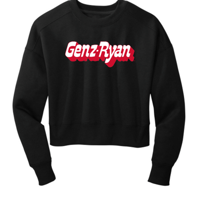 GenzRyan - District Women's Perfect Weight Fleece Cropped Crew