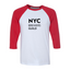 NYC Brewers Guild - Bella Canvas Unisex Three-Quarter Sleeve Baseball Tee