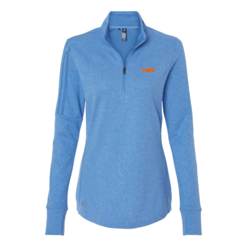 TMS - Women's 3-Stripes Quarter-Zip Sweater