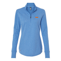 TMS - Women's 3-Stripes Quarter-Zip Sweater
