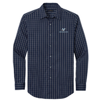 Navy Blazer/ White Grid Check