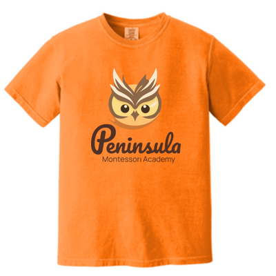 PeninsulaMontessoriAcademy  - Unisex Comfort Colors Vintage Tee