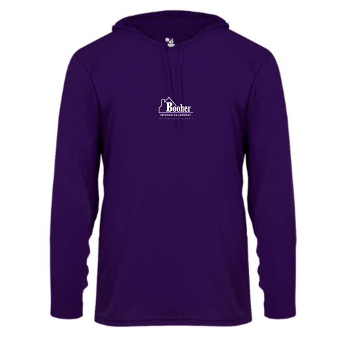 BooherRemodelingCompany - B-Core Long Sleeve Hooded T-Shirt