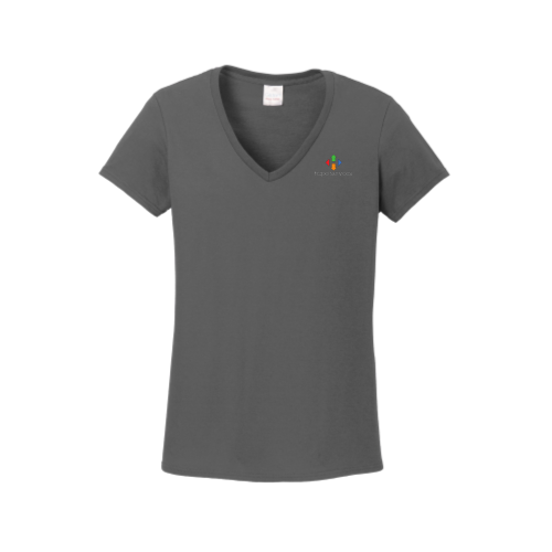 HopeServices - Gildan Ladies Heavy Cotton 100% Cotton V-Neck T-Shirt