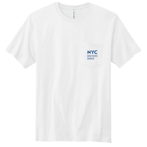 NYC Brewers Guild - Volunteer Knitwear All-American Pocket Tee USA-Made