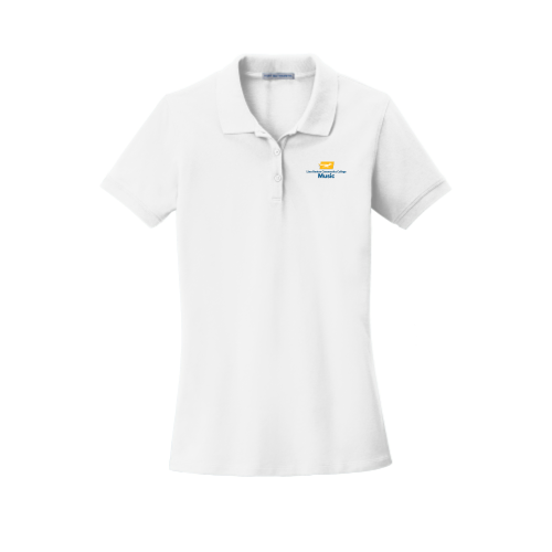 LinnBentonCCM - Port Authority - Ladies EZCotton Polo - White
