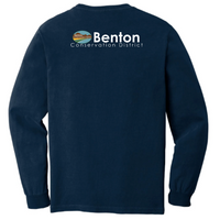 BentonCD - Unisex Garment-Dyed Heavyweight Long Sleeve T-Shirt