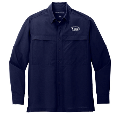 Coffee Hound - Port Authority Long Sleeve UV Daybreak Shirt - v1