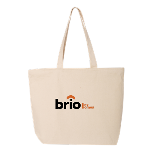 BrioTinyHomes - 24.5L Canvas Zippered Tote