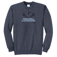 "OneHillLacrosse - Port & Company Classic Crewneck Sweatshirt  "