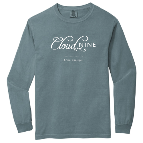 Cloud Nine Peoria - Comfort Colors Heavyweight Ring Spun Long Sleeve Tee