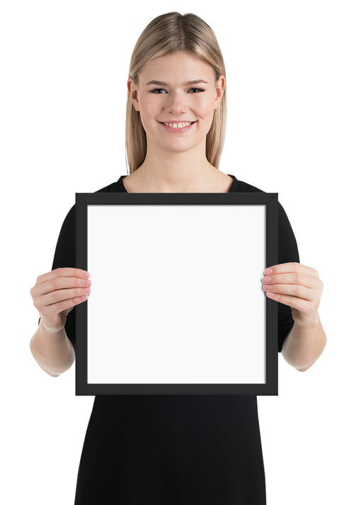 Premium Luster Photo Paper Framed Poster