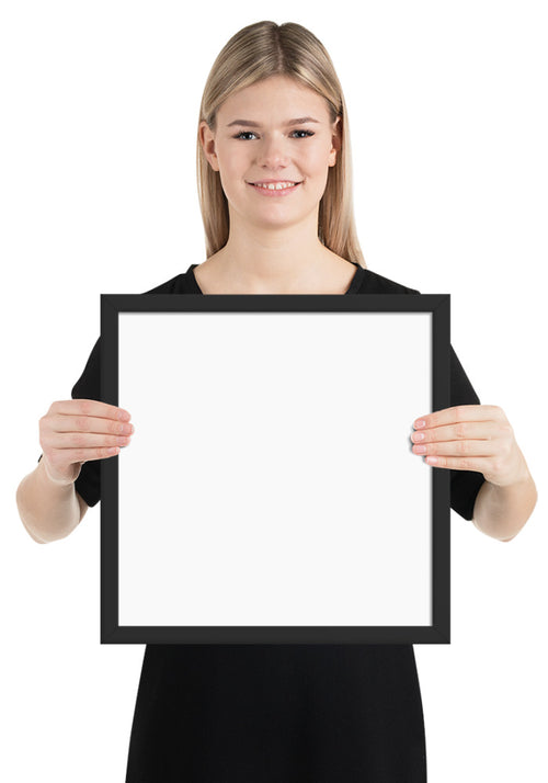 Premium Luster Photo Paper Framed Poster