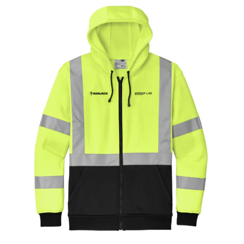 SLConstruction - CornerStone A107 Class 3 Heavy-Duty Fleece Full-Zip Hoodie