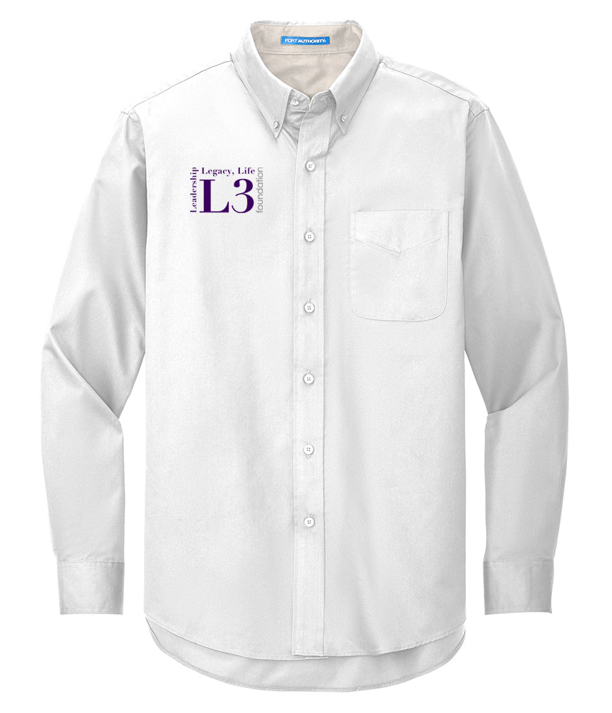 L3 Foundation - Port Authority Long Sleeve Easy Care Shirt v2
