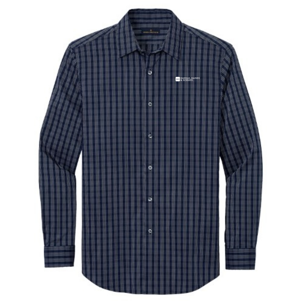 Navy Blazer/ White Grid Check