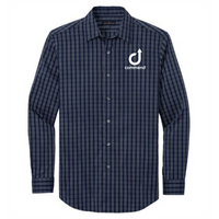 Navy Blazer/ White Grid Check