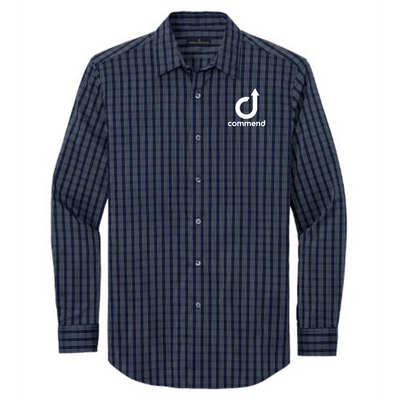 Navy Blazer/ White Grid Check